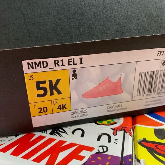 Adidas NMD R1 All Pink Size 5K - Picture 14 of 14